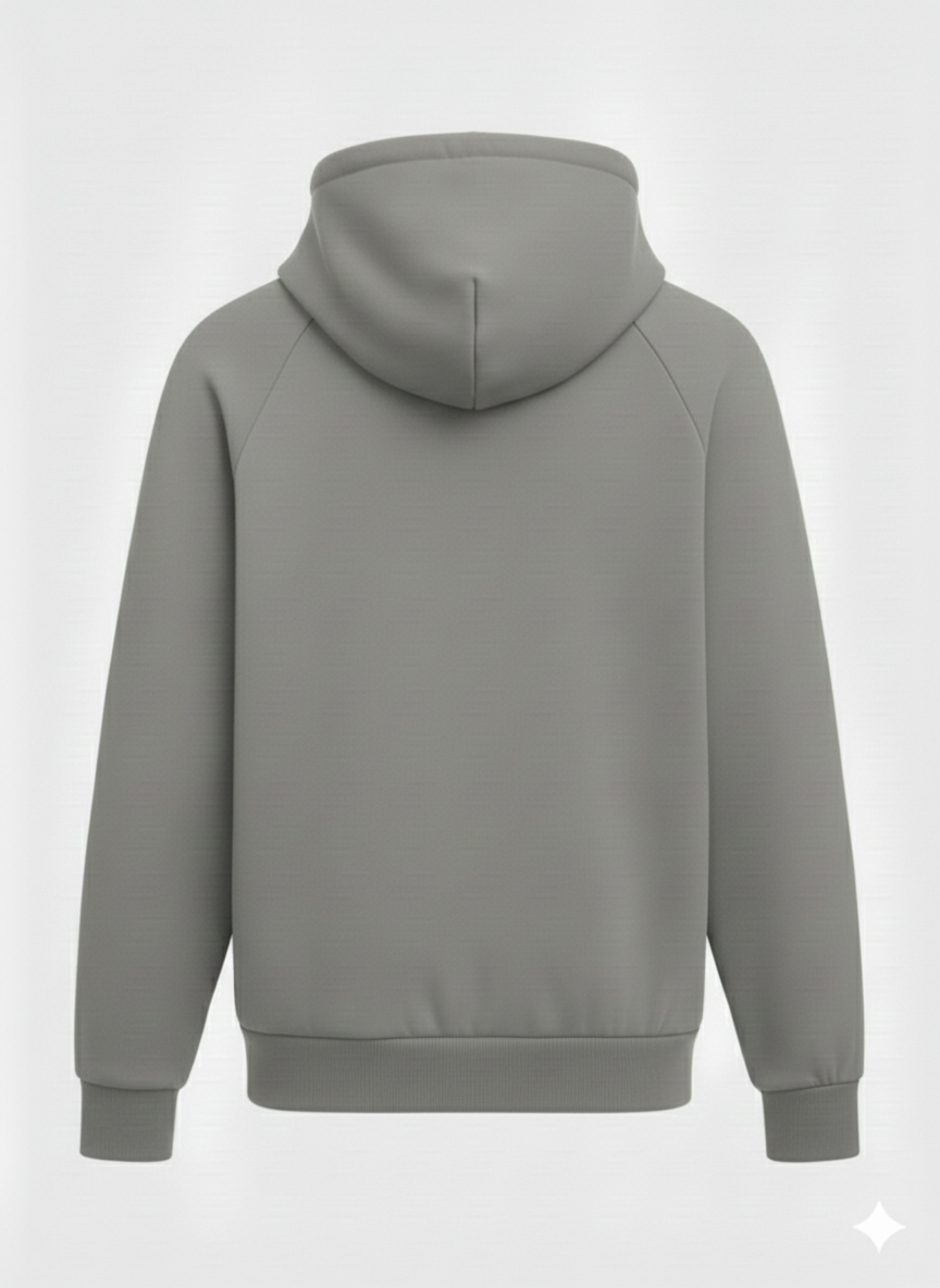Premium Grey Raglan Hoodie