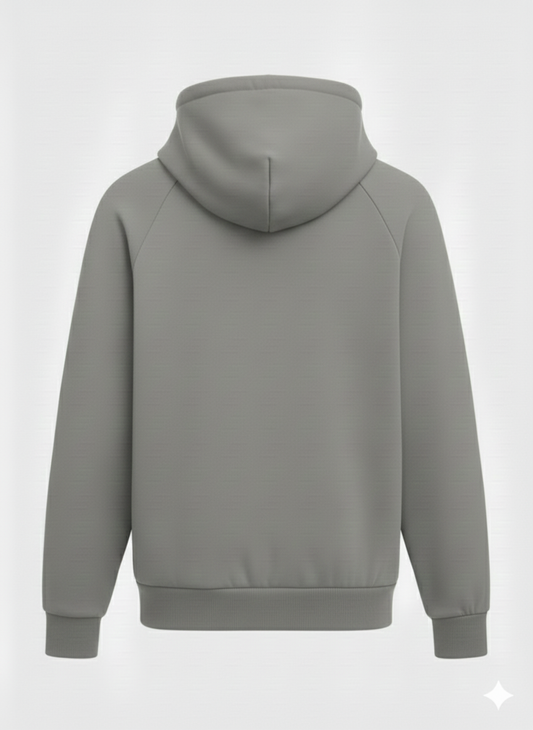 Premium Grey Raglan Hoodie