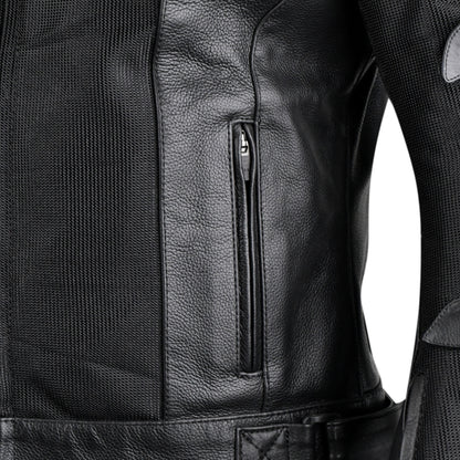 Vortex V1 Leather Mesh Jacket