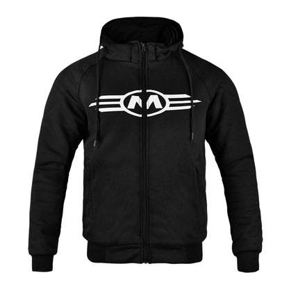 Black MotorCycle Protective Hoodie