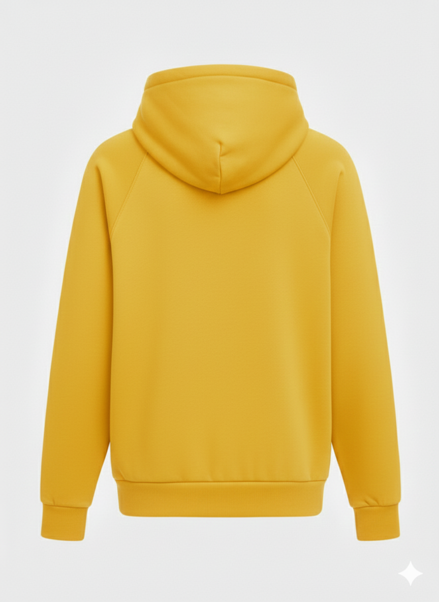 Premium Mustard Yellow Raglan Hoodie